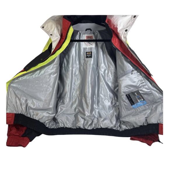 VTG BOULDER GEAR SERA 5 Ski Jacket Neon Colorblock Thinsulate Y2K 90s XL - Picture 4 of 7
